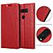 Cadorabo Custodia Compatibile Con Lg V35 In Rosso Mela - Coperchio Protettiva Con Chiusura Magnetica, Funzione Stand E Tasca Per Le Carte - Foto miniatura 10