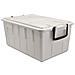 Cassa Per Alimenti In Plastica Da 40 Litri Con Coperchio - Modello Food Box - Bianco - Foto miniatura 1