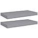 Scaffali A Parete 2 Pz Grigi 50x23x3,8 Cm In Mdf - Foto miniatura 2