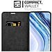 Custodia Compatibile Con Xiaomi Redmi Note 9 Pro / Note 9s In Rosso Mela - Coperchio Protettiva Con Chiusura Magnetica, Funzione Stand E Tasca Per Le Carte - Foto miniatura 4