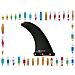 Pinna Fin Dolphin Fcs Ii Connect 10"" 102317 Tahe / Bic Sport - Foto miniatura 2