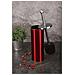 Berlinger Haus Burgundy Spazzola Wc Bagno Resistente Agli Spruzzi 40cm, Porta Spazzolone In Acciaio Inox  Rosso / Acciaio Inossidabile - Foto miniatura 3