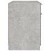 Scrivania Grigio Cemento 100x50x75 Cm In Legno Multistrato - Foto miniatura 5