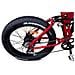 Raptor Fat - Rosso Metallico - 250w / 14ah - Bicicletta Elettrica Pieghevole - Doppia Sospensione Pieghevole E-bike - Mountain Fat Elettrica Pieghevole - Foto miniatura 5