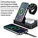 Caricabatterie Wireless Pieghevole 4 In 1 Per Telefono, Airpods, Apple Watch Black - Foto miniatura 7
