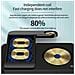 Caricabatterie Wireless Pieghevole 4 In 1 Per Telefono, Airpods, Apple Watch Black - Foto miniatura 6