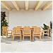 Sedie Da Giardino Impilabili 8 Pz 56,5x57,5x91 Cm Massello Teak - Foto miniatura 1