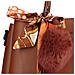 Borsa Con Pompon E Foulard - Paris - Marrone - Foto miniatura 5