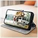 Custodia Per Iphone 15 Pro Max Copertina Portacarte Funzione Supporto Grigia - Foto miniatura 6