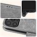 Custodia Per Iphone 15 Pro Max Copertina Portacarte Funzione Supporto Grigia - Foto miniatura 7