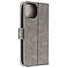 Custodia Per Iphone 15 Pro Max Copertina Portacarte Funzione Supporto Grigia - Foto miniatura 1