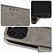 Custodia Per Iphone 15 Pro Max Copertina Portacarte Funzione Supporto Grigia - Foto miniatura 4