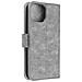 Custodia Per Iphone 15 Pro Max Copertina Portacarte Funzione Supporto Grigia - Foto miniatura 10