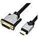 11.04.5876 Cavo E Adattatore Video 1,5 M Hdmi Tipo A (standard) Dvi-d Nero, Argento - Foto miniatura 1