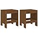 Set Da Bistrot Da Giardino 3 Pz Miele In Legno Massello Di Pino - Foto miniatura 3