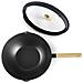 Wok Con Coperchio In Vetro 30cm - 404230 - Foto miniatura 3