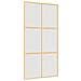 Porta Scorrevole Oro 102,5x205 Vetro Smerigliato Esg Alluminio - Foto miniatura 2