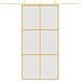 Porta Scorrevole Oro 102,5x205 Vetro Smerigliato Esg Alluminio - Foto miniatura 3