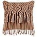 Set Di 2 Cuscini Bamian Cotone 45 X 45 Cm Marrone Chiaro Trama Geometrica - Foto miniatura 2