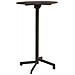 Tavolo Alto Tondo Ø60 Cm Da Esterno Bar E Pub Con Struttura E Piano In Acciaio Vegas - Foto miniatura 1