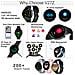 Smartwatch In Oro Rosa Con Monitoraggio Avanzato Di Salute E Fitness Black - Foto miniatura 2