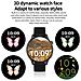 Smartwatch In Oro Rosa Con Monitoraggio Avanzato Di Salute E Fitness Black - Foto miniatura 4