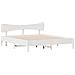 Giroletto Senza Materasso Bianco 200x200 Cm Legno Massello Pino - Foto miniatura 3