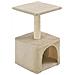Lusso Casadino -  Albero Per Gatti Con Tiragraffi In Sisal 55 Cm Beige - Foto miniatura 1