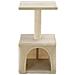 Lusso Casadino -  Albero Per Gatti Con Tiragraffi In Sisal 55 Cm Beige - Foto miniatura 3