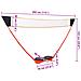 Set da Badminton con 2 Racchette, Rete e Custodia 292x30x152 cm - Foto miniatura 8