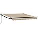 Tenda Retrattile Automatica  Beige 300x250 cm, Tessuto Sostitutivo per Tenda  per Telaio 3x2.5 m Beige - Foto miniatura 1