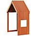 Letto a Soppalco con Tetto Cera 75x190cm Legno Massello di Pino - Foto miniatura 6