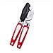 Apribottiglie In Acciaio Inossidabile Rorzato 3 In 1: Apriscatole, Apribottiglie E Leva-tappi Red - Foto miniatura 4