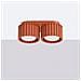 Lampada Da Soffitto Aura 2 Rosso Ocra Gx53 Sl. 1803 - Minimalist Lampada A Soffitto Ocra Rossa 8x21x10 Cm - Foto miniatura 4