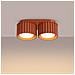 Lampada Da Soffitto Aura 2 Rosso Ocra Gx53 Sl. 1803 - Minimalist Lampada A Soffitto Ocra Rossa 8x21x10 Cm - Foto miniatura 5