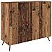 Credenza Marrone 90 x 34 x 80 cm Legno multistrato - Foto miniatura 1