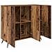 Credenza Marrone 90 x 34 x 80 cm Legno multistrato - Foto miniatura 5