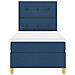 Letto a molle con materasso Blu 90 x 200 cm Tessuto - Foto miniatura 8