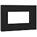 Set mobile TV 8 pcs Rovere nero 60 x 30 x 30 cm - Foto miniatura 1