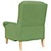 poltrona Verde chiaro 76 x 94 x 102 cm Velluto - Foto miniatura 6