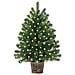 Albero di Natale artificiale con 150 LED Verde 95 cm PE e PVC - Foto miniatura 3
