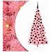 Albero di Natale con 300 LED con supporto Rosa 180 cm PVC - Foto miniatura 1