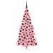 Albero di Natale con 300 LED con supporto Rosa 180 cm PVC - Foto miniatura 3