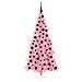 Albero di Natale con 300 LED con supporto Rosa 180 cm PVC - Foto miniatura 4