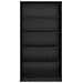 Guardaroba Rovere Nero 100 x 50 x 200 cm Legno multistrato - Foto miniatura 5