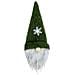 Copribottiglia Di Vino Con Gnomo Senza Volto Per Decorazioni Natalizie - Decorazioni Festive Green - Foto miniatura 1