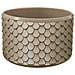 Manicotto In Silicone Bronzo Antico Con Motivo A Squame Di Pesce - Misura Universale Per Bicchieri Da 355 Ml A 1183 Ml - Foto miniatura 1