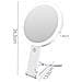 Specchio Per Trucco Led Con Supporto A C - Bianco, Ingrandimento 5x, Portatile E Ricaricabile - Foto miniatura 4