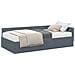 Struttura Letto Angolare con Materasso 2 pcs Grigio Velluto - Foto miniatura 1