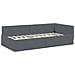 Struttura Letto Angolare con Materasso 2 pcs Grigio Velluto - Foto miniatura 6